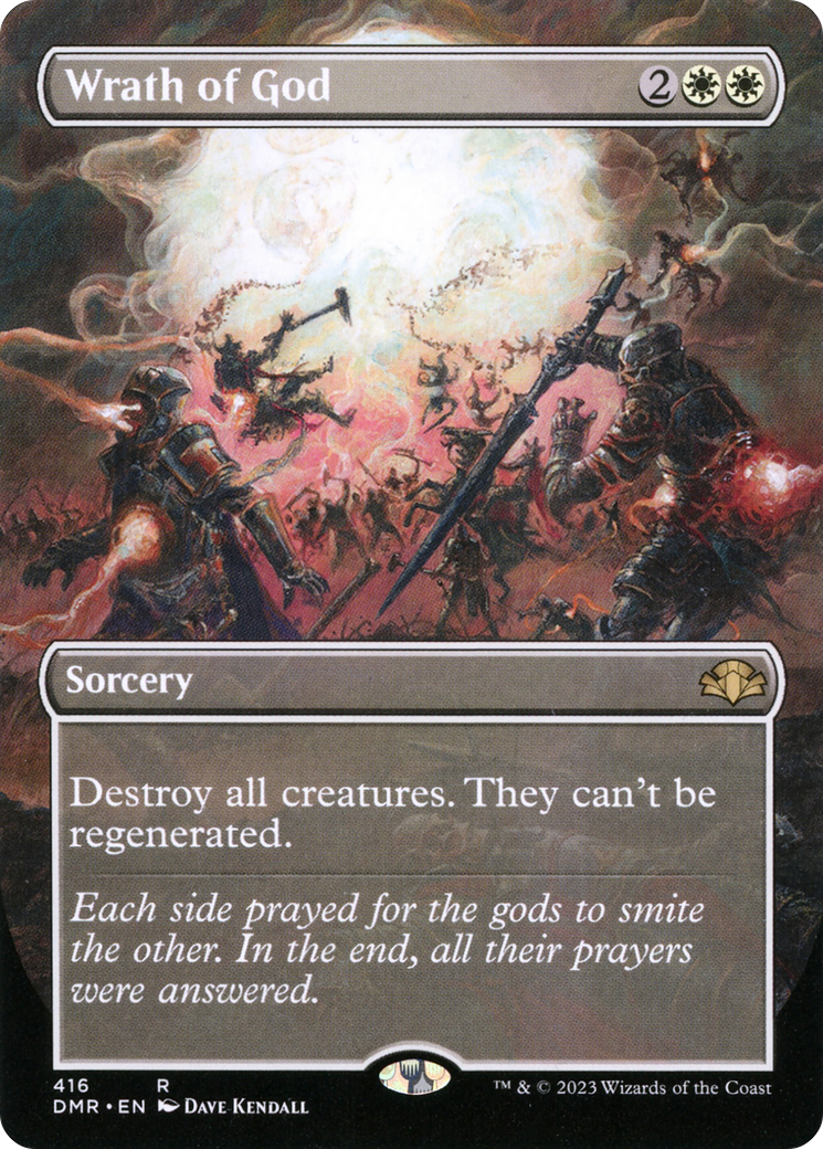 Wrath of God (DMR-416) - Dominaria Remastered (Borderless) Foil