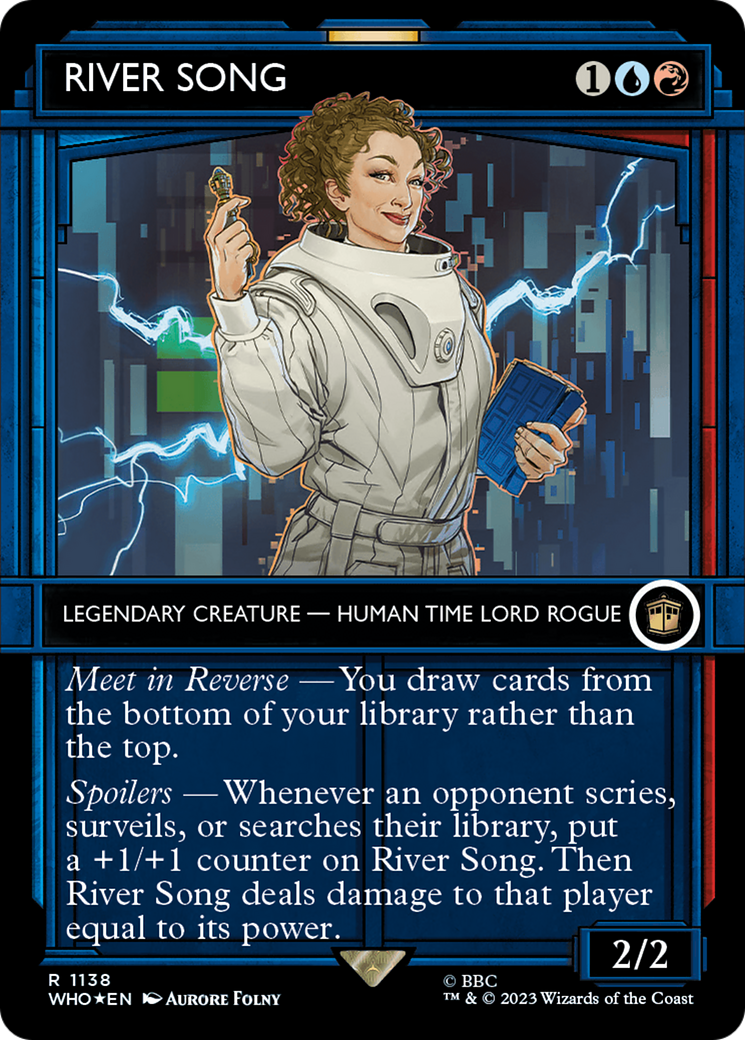River Song (WHO-1138) - Doctor Who: (Showcase) (Borderless) Foil