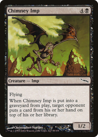 Chimney Imp (MRD-059) - Mirrodin Foil