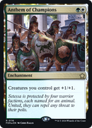 Anthem of Champions (PRE-116) - Foundations Promos: (enchantment) Foil