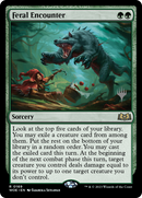 Feral Encounter (PPWOE-169P) - Wilds of Eldraine Promos Foil