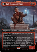 Ral, Monsoon Mage (Borderless) (MH3-445) - Modern Horizons 3 (Borderless) Foil
