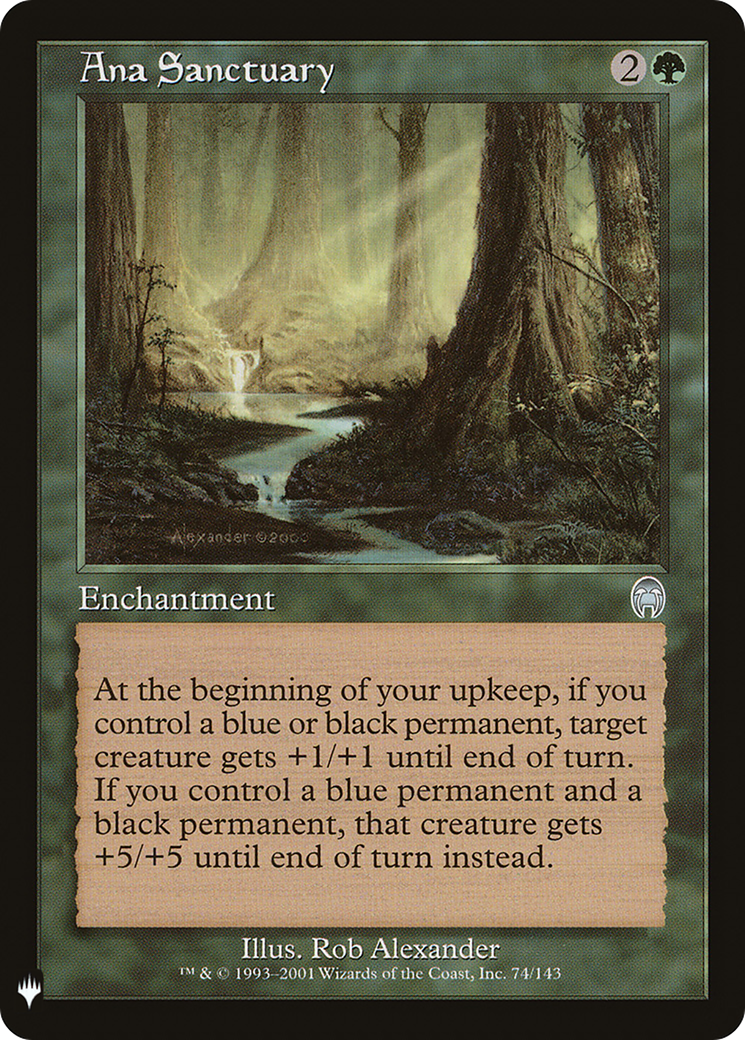 Ana Sanctuary (LIST-APC-74) - The List