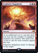Explosive Singularity (PRE-140) - Kamigawa: Neon Dynasty Promos Foil