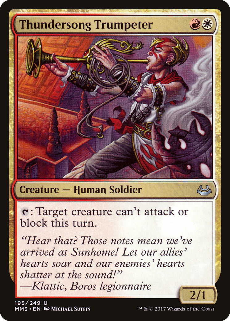 Thundersong Trumpeter (MM3-195) - Modern Masters 2017