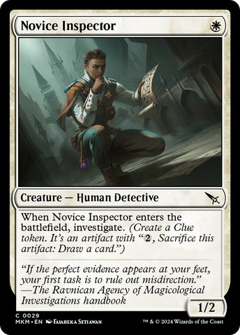 Novice Inspector (MKM-029) - Murders at Karlov Manor Foil