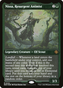 Nissa, Resurgent Animist (MAT-122) - March of the Machine: The Aftermath Etched Foil