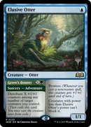 Elusive Otter // Grove's Bounty (PPWOE-225P) - Wilds of Eldraine Promos