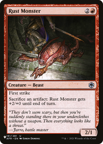 Rust Monster (LIST-AFR-161) - The List