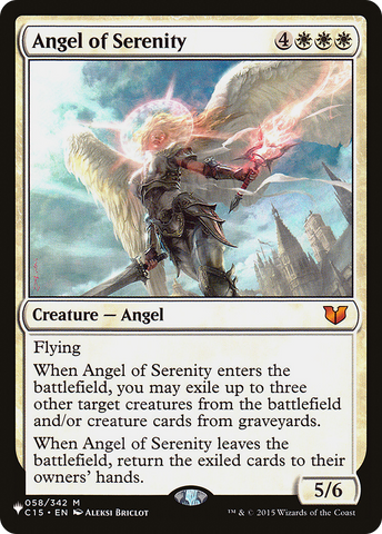 Angel of Serenity (LIST-C15-58) - The List