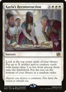 Kayla's Reconstruction (PPBRO-010) - The Brothers' War Promos Foil