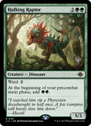 Hulking Raptor (PPLCI-191) - The Lost Caverns of Ixalan Promos Foil