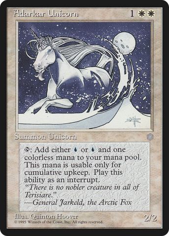 Adarkar Unicorn (ICE-001) - Ice Age