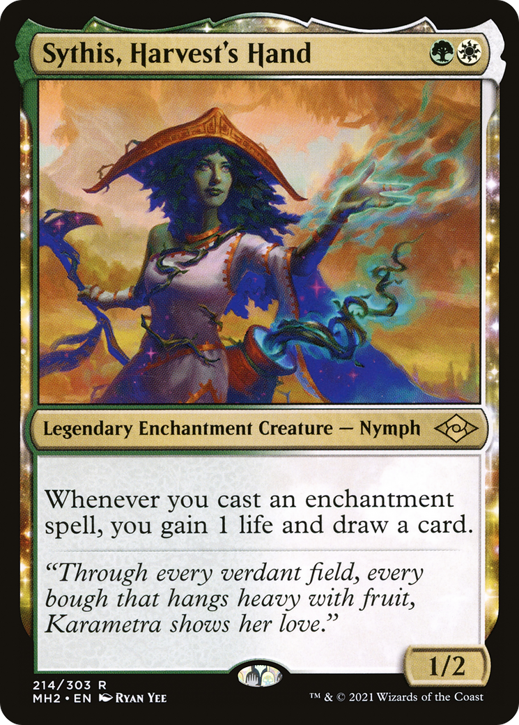 Sythis, Harvest's Hand (MH2-214) - Modern Horizons 2: (enchantment) Foil