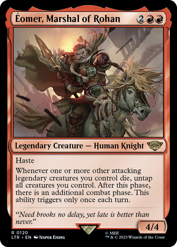 Éomer, Marshal of Rohan (LTR-120) - The Lord of the Rings: Tales of Middle-earth Foil