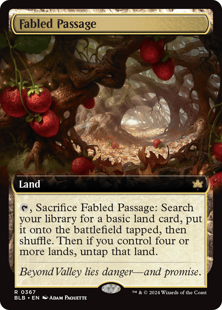 Fabled Passage (BLB-367) - Bloomburrow: (Extended Art)