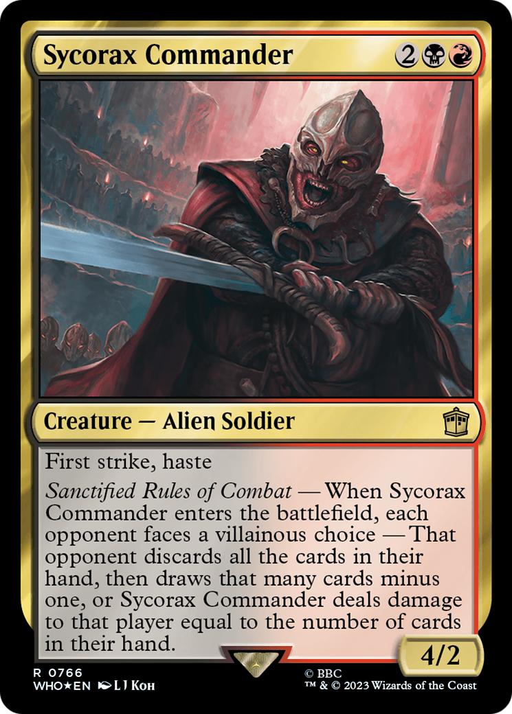 Sycorax Commander (WHO-766) - Doctor Who Foil