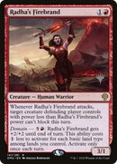 Radha's Firebrand (PPDMU-141) - Dominaria United Promos
