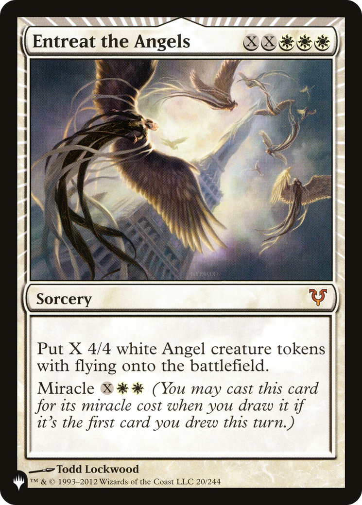Entreat the Angels (LIST-AVR-20) - The List: (miracle) Foil