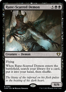 Rune-Scarred Demon (CMM-184) - Commander Masters Foil
