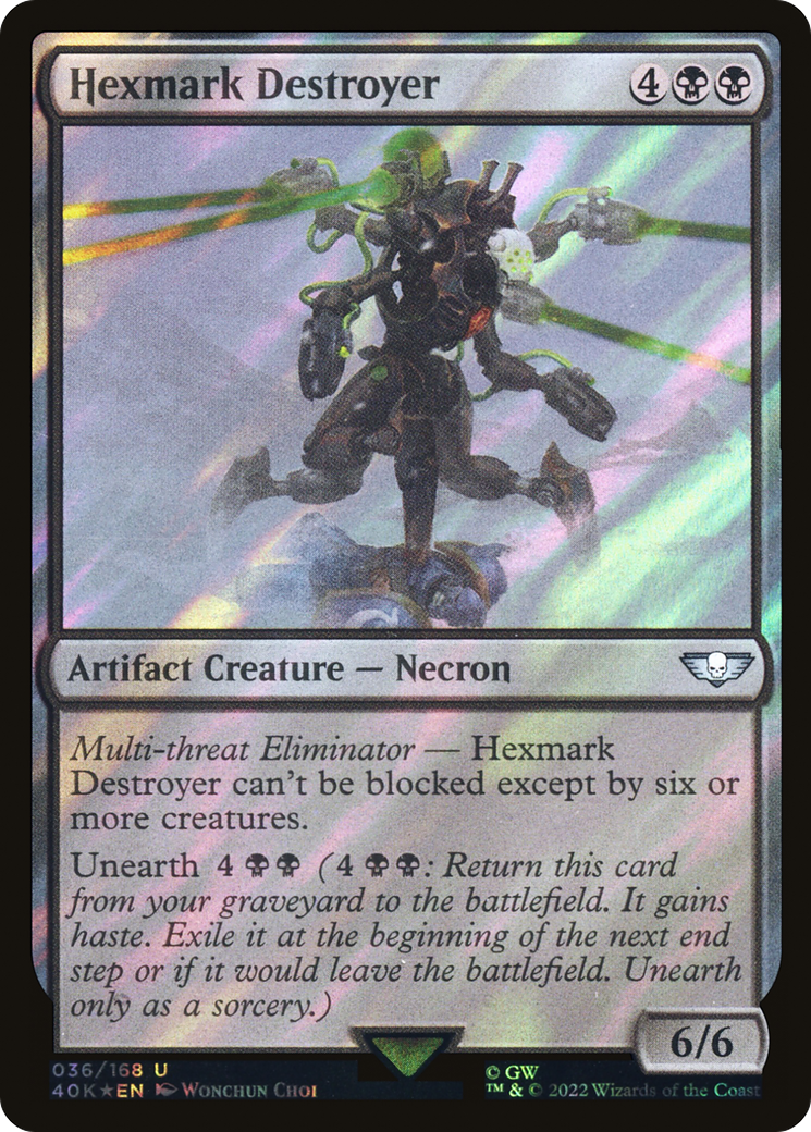 Hexmark Destroyer (40K-36★) - Warhammer 40,000 Commander Foil