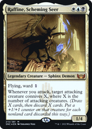 Raffine, Scheming Seer (PRE-213S) - Streets of New Capenna Promos Foil