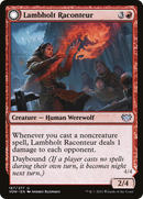 Lambholt Raconteur // Lambholt Ravager (VOW-167) - Innistrad: Crimson Vow: (Double Faced Transform) Foil
