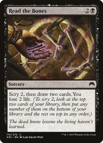 Read the Bones (ORI-114) - Magic Origins Foil