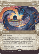 Dawn's Truce (BLB-295) - Bloomburrow: (Showcase) (Borderless) Foil