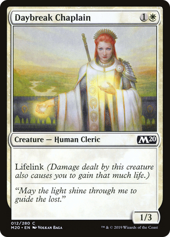 Daybreak Chaplain (M20-012) - Core Set 2020 Foil