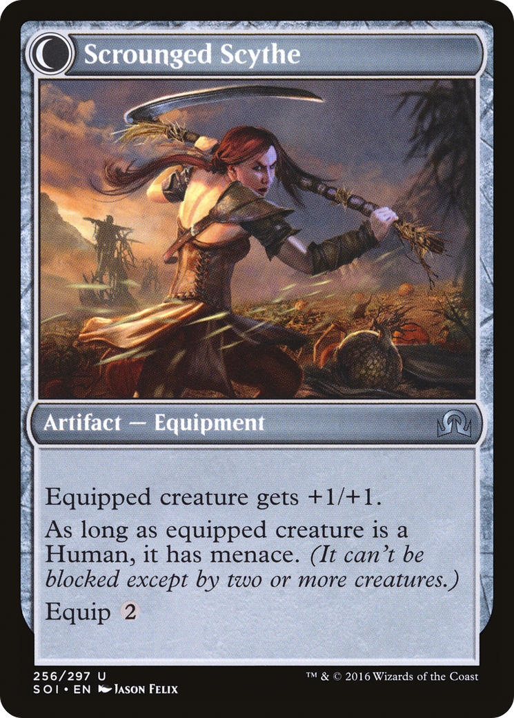 Harvest Hand // Scrounged Scythe (SOI-256) - Shadows over Innistrad: (Double Faced Transform)