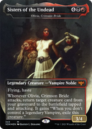 Olivia, Crimson Bride (VOW-343) - Innistrad: Crimson Vow / Sisters of the Undead (Borderless) Foil