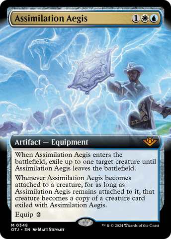 Assimilation Aegis (OTJ-348) - Outlaws of Thunder Junction: (Extended Art) Foil