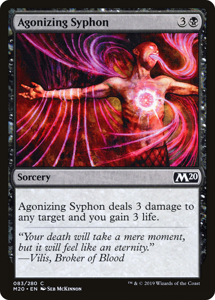 Agonizing Syphon (M20-083) - Core Set 2020 Foil