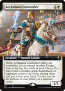 Acclaimed Contender (ELD-334) - Throne of Eldraine: (Extended Art) Foil