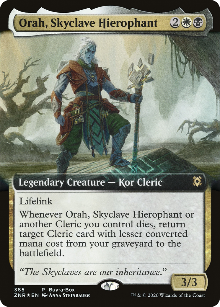 Orah, Skyclave Hierophant (BABP-385) - Zendikar Rising: (Extended Art) Foil
