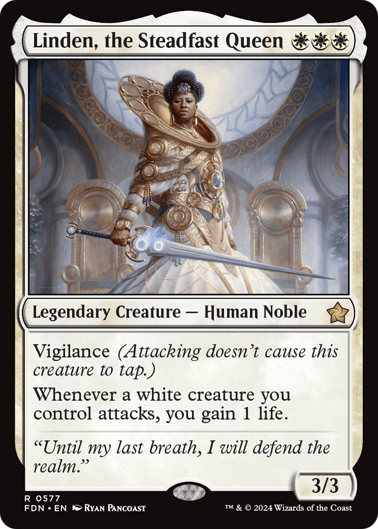 Linden, the Steadfast Queen (FDN-577) - Foundations
