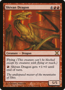 Shivan Dragon (10E-230) - Tenth Edition