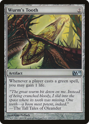 Wurm's Tooth (M11-222) - Magic 2011