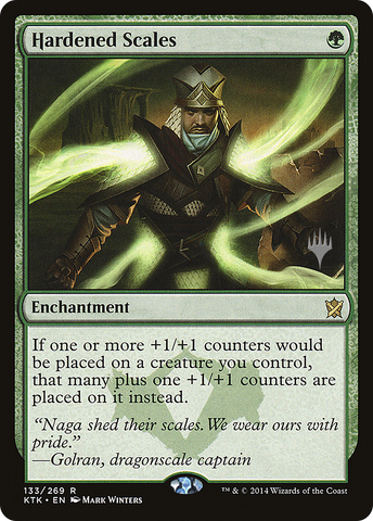 Hardened Scales (PPIKO-133P) - Khans of Tarkir Promos