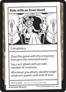 Rule with an Even Hand (MB2PC-) - Mystery Booster 2