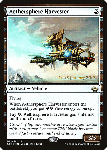 Aethersphere Harvester (PRE-142) - Aether Revolt Promos Foil