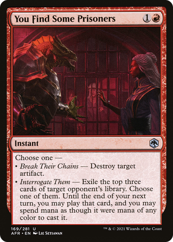 You Find Some Prisoners (AFR-169) - Adventures in the Forgotten Realms Foil