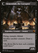 Jerren, Corrupted Bishop // Ormendahl, the Corrupter (MID-109) - Innistrad: Midnight Hunt: (Double Faced Transform) Foil