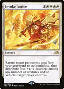 Invoke Justice (PPNEO-21P) - Kamigawa: Neon Dynasty Promos Foil