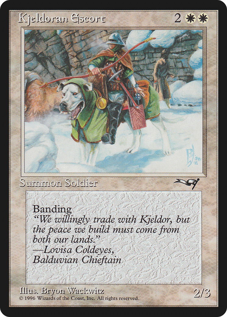 Kjeldoran Escort (ALL-134) - Alliances