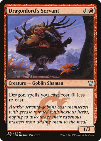 Dragonlord's Servant (DTK-138) - Dragons of Tarkir