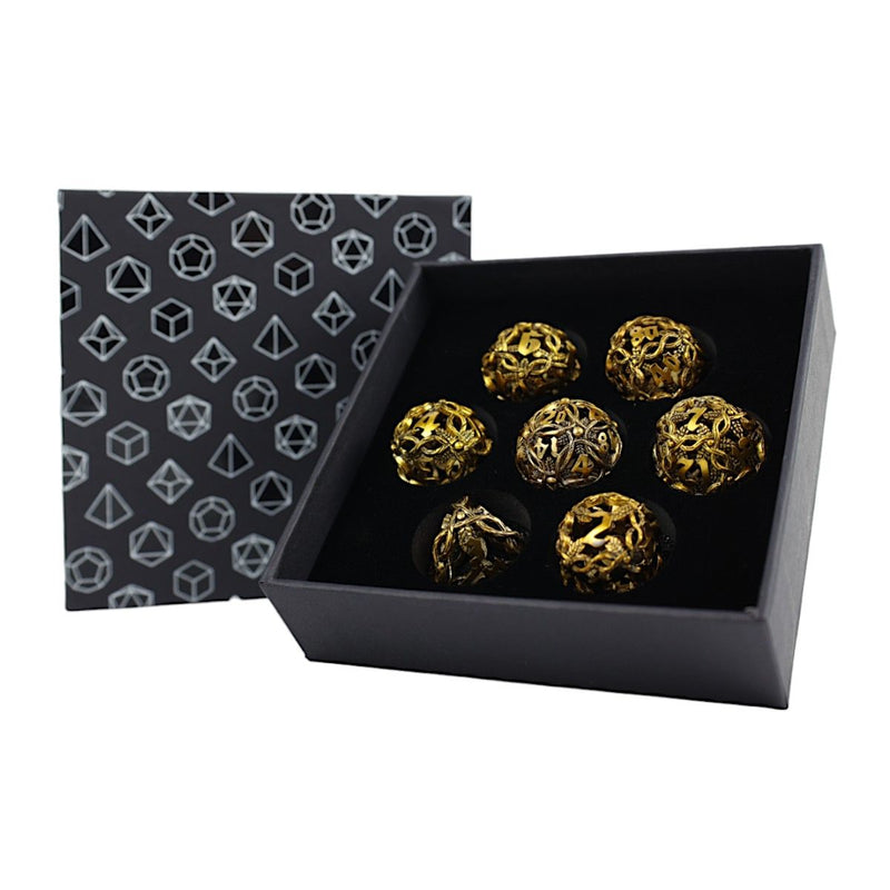 LPG Dice RPG Set Hollow Vines - Ancient Bronze