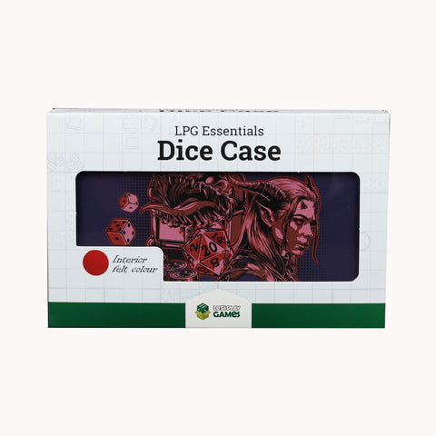 LPG Essentials Dice Case Deep Blue / Burnt Burgundy