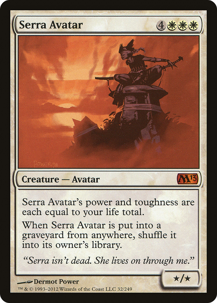 Serra Avatar (M13-032) - Magic 2013 Foil